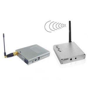 Emetteur + Rcepteur A/V 2.4 GHz - 4 canaux - 600mW - Porte 1500m (rserv  lexportation)
