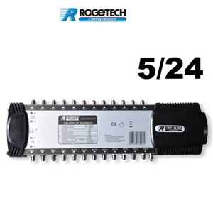Multiswitch 5/24 NT Rogetech - 5 entres vers 24 sorties