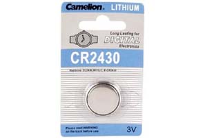 Pile Lithium 3 V CR2430 pour Tlcommande