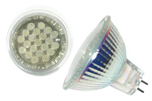 Lampe Spot - clairage blanc - 21 LEDs - 12 Volts