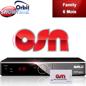 Abonnement Arabe Orbit Showtime FAMILY - 38 chanes - 6 mois + Dcodeur HD Box officiel