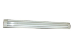 Rglette fluorescente 220Vca + 2 tube fluo blanc 1.20m 
