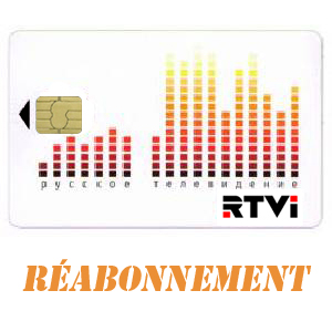 Rabonnement Russe RTVi - 12 mois - Hot Bird 13 E