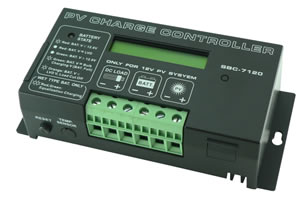 Rgulateur de charge SBC 24V-20A (12A et 30A en option) - LCD 