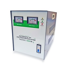 Stabilisateur de tension Rgulateur Automatique Electrique SVC-5000VA - 5000VA (5000W) Entre 140-250 VAC Sortie 110 VAC 230 VAC