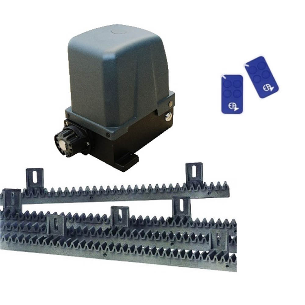 Kit Motorisation Portail Coulissant Automatisme Ouverture EA CL624 Basic 24 V - pour portails jusqu 400kg, Intensif,  Encodeur