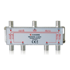 Répartiteur Cahors VRE 600 à 2 directions - 1 entrée/6 sorties - 5/2300 MHz