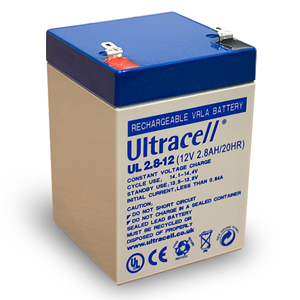 Batterie accumulateur pile rechargeable - 12v 2.8ah - plomb gel etanche - (67x66x104mm)