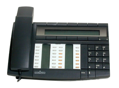 Poste téléphonique numérique Alcatel 4034 - fonctionne uniquement avec un standard alcatel - reconditionné à neuf - Noir