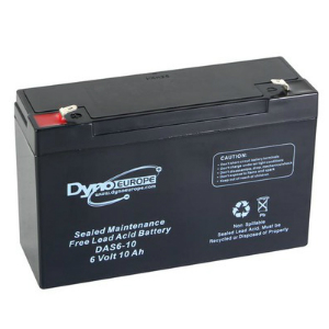 Batterie rechargeable accumulateur - 6v 10ah - plomb gel etanche - (151x100x50mm)