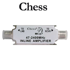 Amplificateur de ligne Satellite 18 dB, 47-2400MHz - 1 sortie
