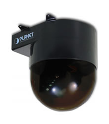 Caméra réseau IP dôme - CCD 1/3" - Résolution 640x480 - Motorisée 