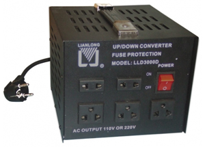 Convertisseur lectrique de tension 110V vers  220V et inversement - 3000w