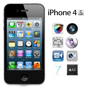 Apple Iphone 4S 16Go débloqué et compatible avec tout operateur