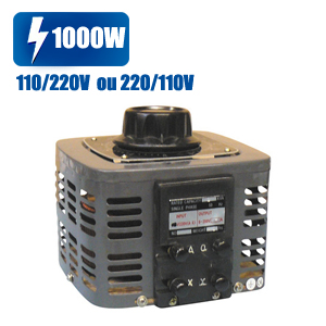 Convertisseur transformateur variable 1000w - changeur tension 110/220 220/110v
