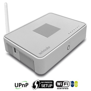 Routeur VoIP ADSL Technicolor sans fil - WIFI - 4 ports Ethernet