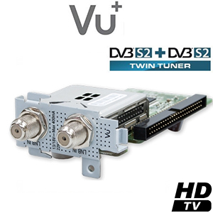 Double Tuner Sat HD DVB-S2 pour VU+ UNO / ULTIMO / DUO2