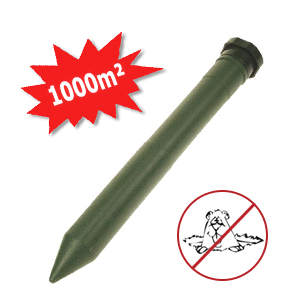 Anti nuisible ultrasonique chasse taupe jardin - 1000m²