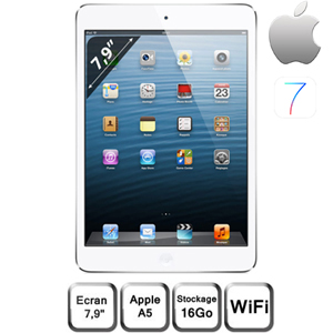 Apple iPad Mini  7.9’’ Capacitif - Wifi - 16 Go