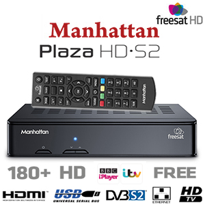 Manhattan Plaza HD-S2 pour FREESAT UK (TNT anglaise) - Terminal numérique HD