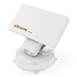 Antenne satellite automatique plate pour Camping - LNB Single - SELFSAT Snipe Pro