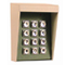 Clavier alarme filaire a codes 12-24 V avec boitier metal pour toutes les marques dautomatisme de portail 